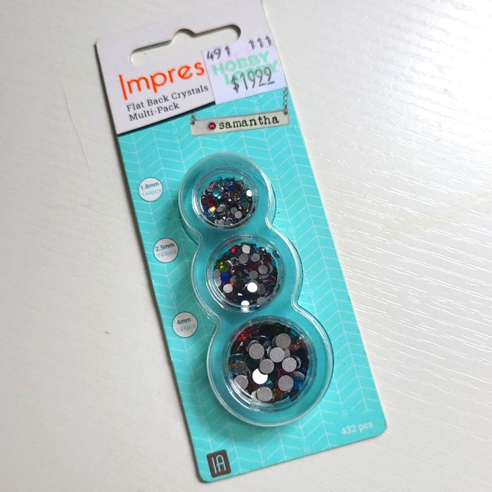 🆕️ impressart • flat back crystals